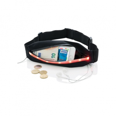 Logo trade promotional gifts image of: Running belt with LED