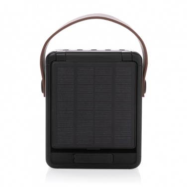 Logo trade business gifts image of: Skywave RCS recycled plastic solar speaker 12W