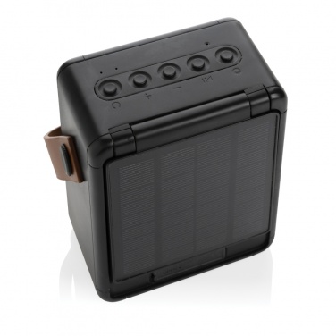 Logotrade corporate gift picture of: Skywave RCS recycled plastic solar speaker 12W