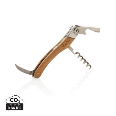 Logo trade corporate gifts image of: Wooden Corkscrew