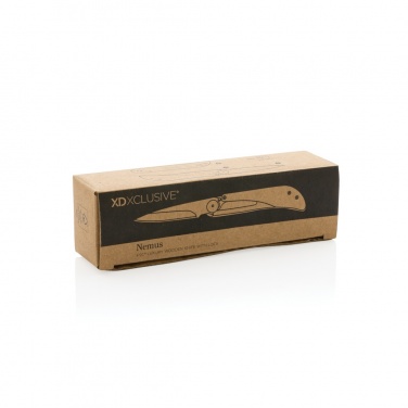 Logotrade promotional products photo of: Nemus Luxury Wooden knife with lock