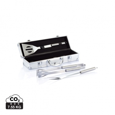 Logotrade advertising product image of: 3 pcs barbecue set in aluminium box