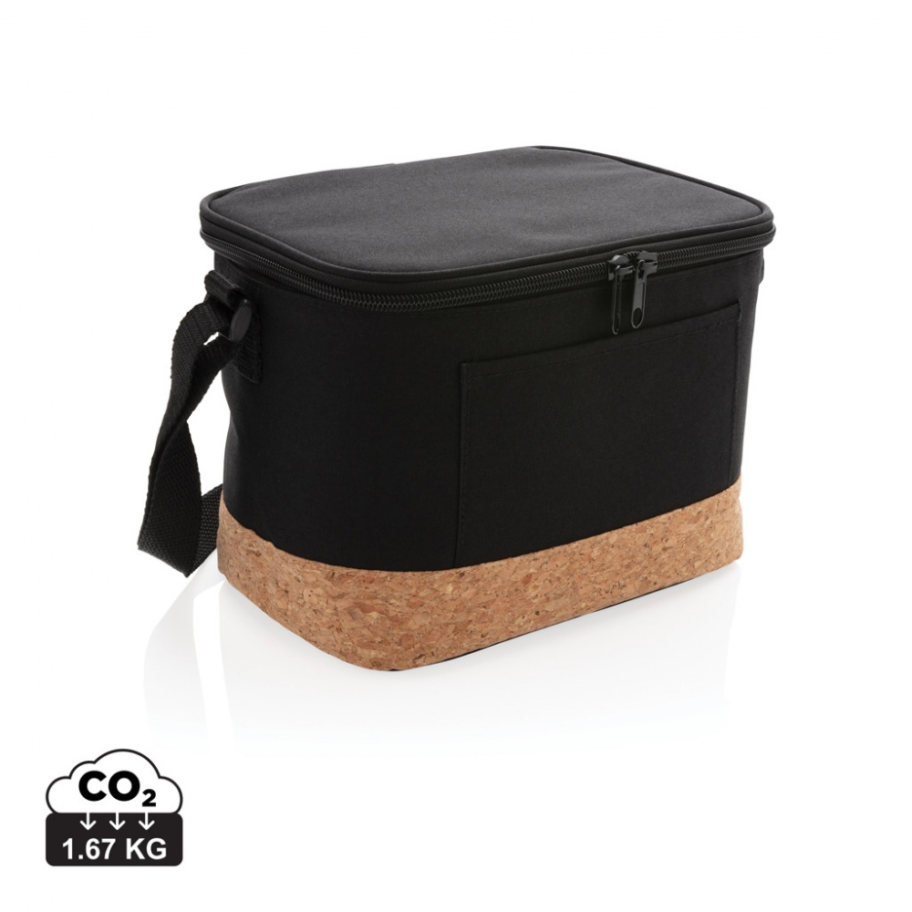 Logotrade promotional product picture of: Two tone cooler bag with cork detail