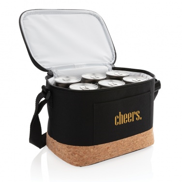 Logo trade promotional item photo of: Two tone cooler bag with cork detail