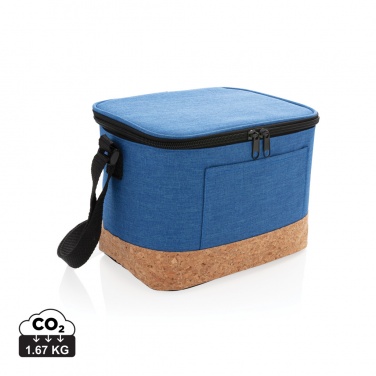 Logo trade promotional merchandise image of: Two tone cooler bag with cork detail