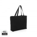 Impact Aware™ 285 gsm rcanvas large cooler tote undyed, black