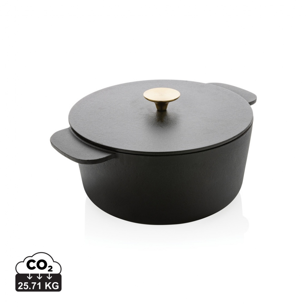 Logo trade promotional giveaway photo of: Ukiyo cast iron pan large