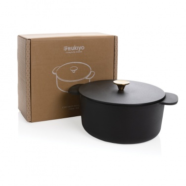 Logo trade promotional gifts image of: Ukiyo cast iron pan large