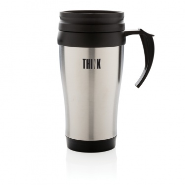 Logo trade promotional giveaways image of: Stainless steel mug