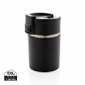 Bogota compact vacuum mug with ceramic coating, black