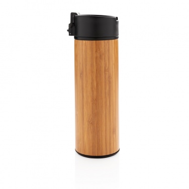 Logo trade promotional merchandise photo of: Bogota vacuum bamboo coffee mug