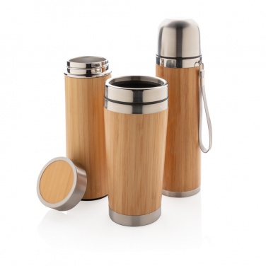 Logo trade promotional item photo of: Bamboo tumbler