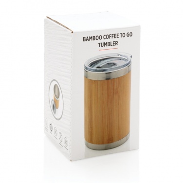 Logotrade corporate gifts photo of: Bamboo coffee to go tumbler