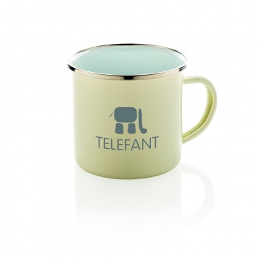 Logo trade promotional item photo of: Vintage enamel mug