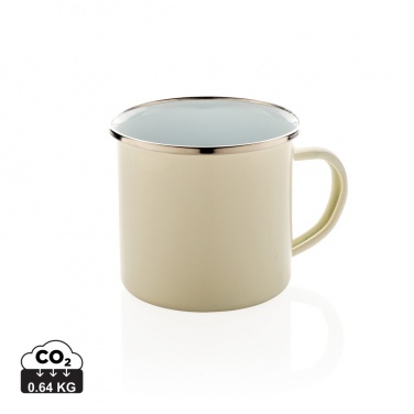 Logo trade promotional merchandise picture of: Vintage enamel mug