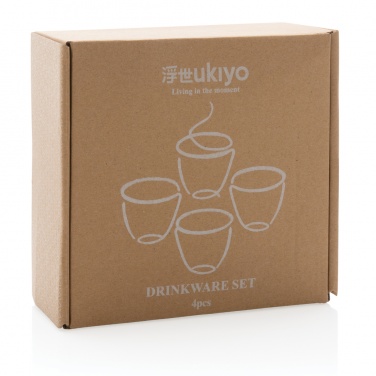 Logotrade promotional giveaway picture of: Ukiyo 4pcs drinkware set