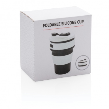 Logo trade promotional product photo of: Foldable silicone cup