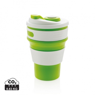 Logo trade promotional item photo of: Foldable silicone cup