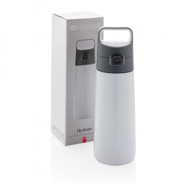 Logo trade corporate gifts picture of: Hydrate leak proof lockable vacuum bottle