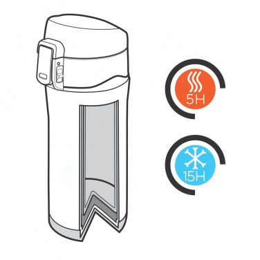 Logo trade business gift photo of: Easy lock vacuum mug