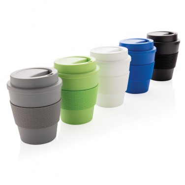 Logo trade promotional item photo of: Reusable Coffee cup with screw lid 350ml