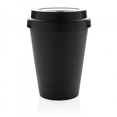 Logo trade corporate gifts image of: Reusable double wall coffee cup 300ml