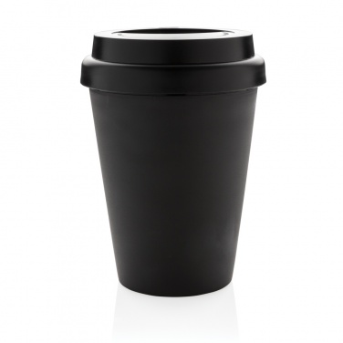 Logo trade advertising products image of: Reusable double wall coffee cup 300ml