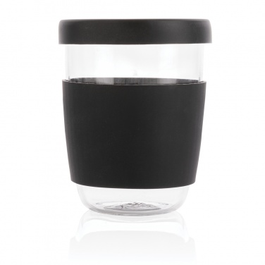 Logo trade promotional products picture of: Ukiyo borosilicate glass with silicone lid and sleeve