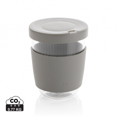 Logo trade promotional items picture of: Ukiyo borosilicate glass with silicone lid and sleeve