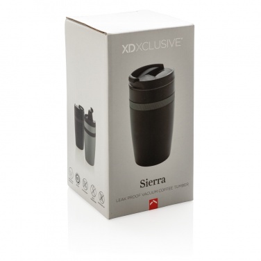 Logo trade promotional giveaways image of: Sierra leak proof vacuum coffee tumbler