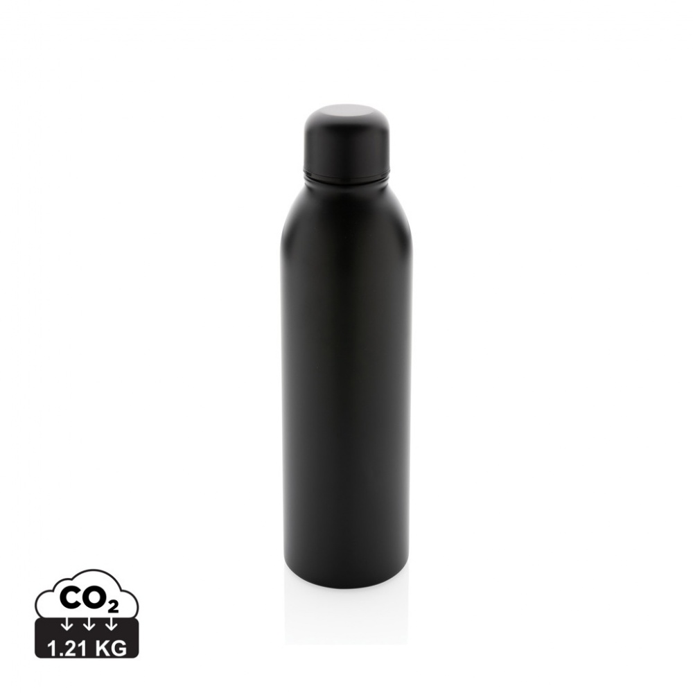 Logotrade promotional item picture of: RCS Recycled stainless steel vacuum bottle 500ML