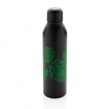 Logo trade promotional giveaways picture of: RCS Recycled stainless steel vacuum bottle 500ML