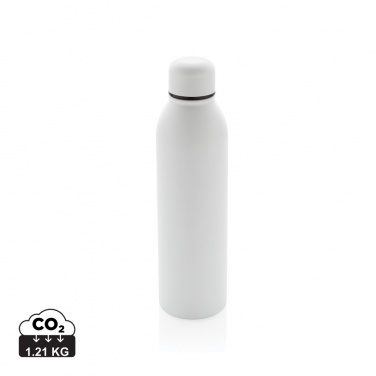 Logotrade promotional gift picture of: RCS Recycled stainless steel vacuum bottle 500ML