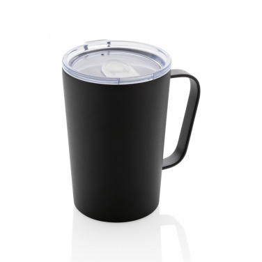 Logotrade promotional giveaways photo of: RCS Recycled stainless steel modern vacuum mug with lid