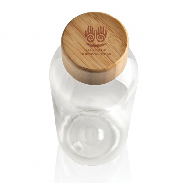 Logotrade promotional products photo of: RCS RPET bottle with bamboo lid