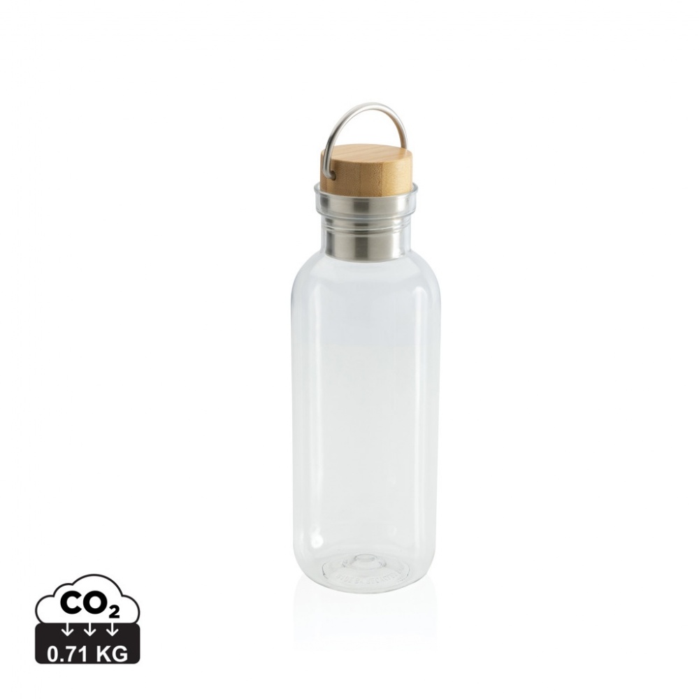 Logotrade promotional gift picture of: RCS RPET bottle with bamboo lid and handle