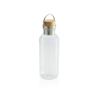 Logotrade promotional gift image of: RCS RPET bottle with bamboo lid and handle