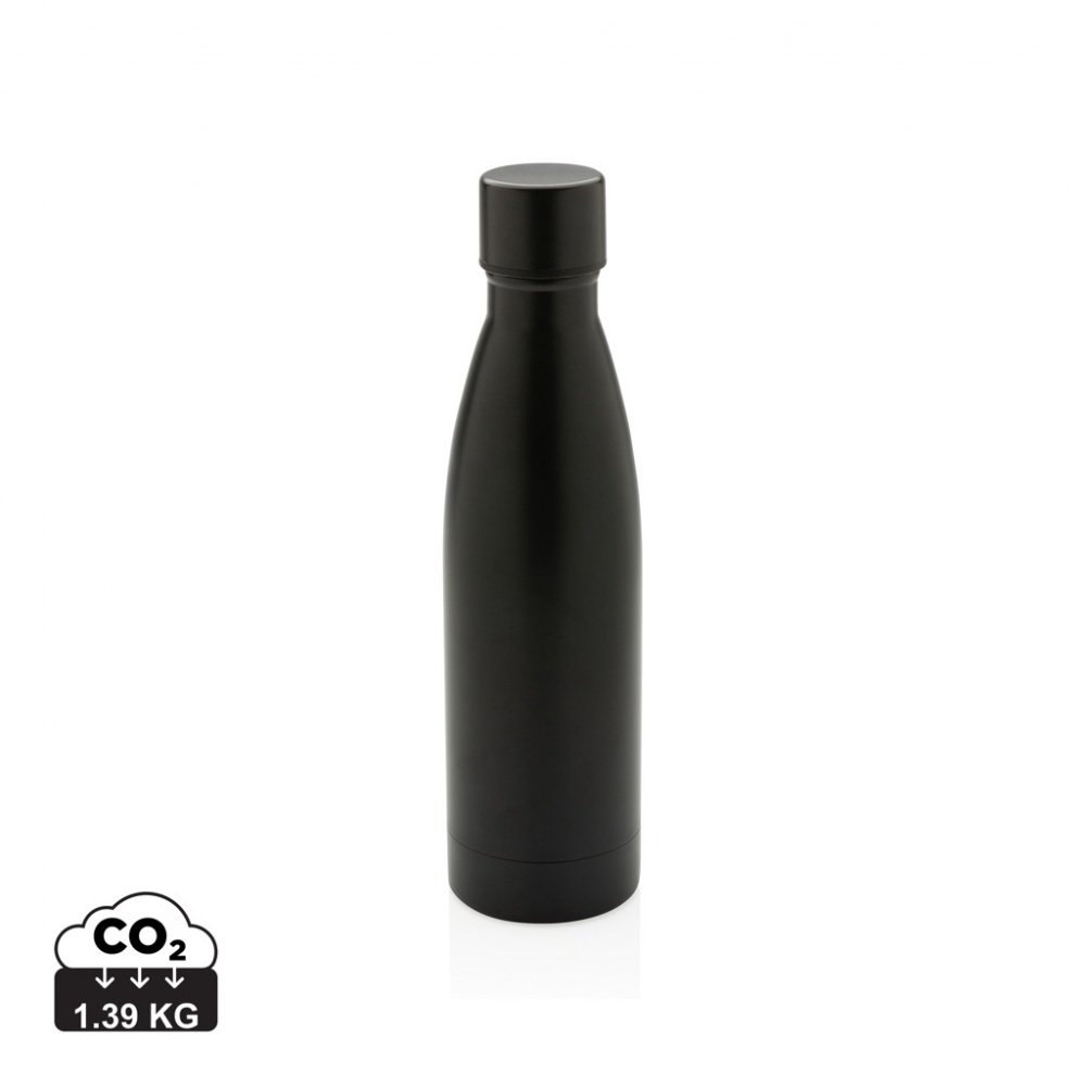 Logo trade promotional gift photo of: RCS Recycled stainless steel solid vacuum bottle