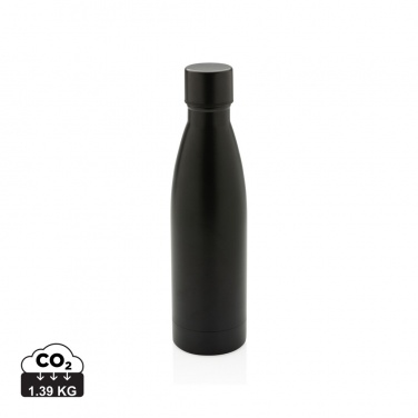 Logo trade promotional merchandise image of: RCS Recycled stainless steel solid vacuum bottle