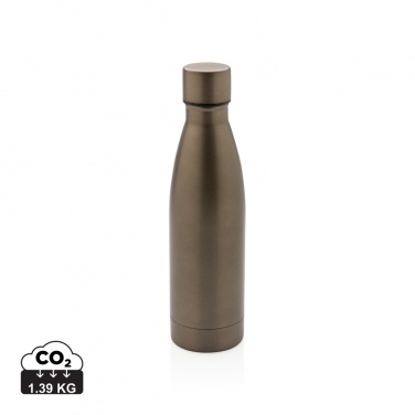 Logo trade promotional giveaway photo of: RCS Recycled stainless steel solid vacuum bottle