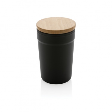 Logotrade corporate gift picture of: GRS certified recycled PP mug with bamboo lid