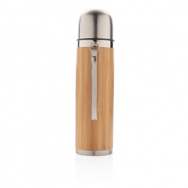 Logotrade business gift image of: Bamboo vacuum travel flask