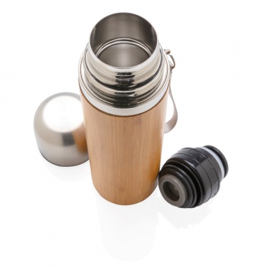 Logotrade business gift image of: Bamboo vacuum travel flask