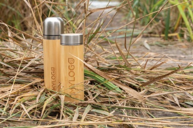 Logotrade promotional giveaway picture of: Bamboo vacuum travel flask