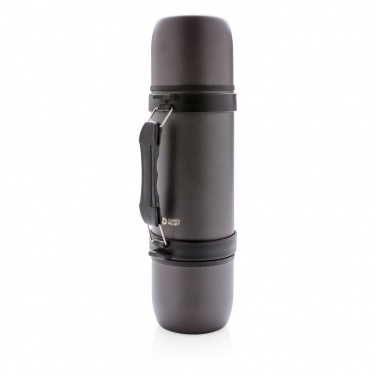 Logo trade promotional giveaway photo of: Vacuum flask with 2 cups