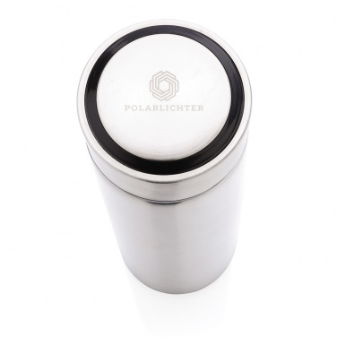 Logo trade promotional items image of: Vacuum stainless steel bottle