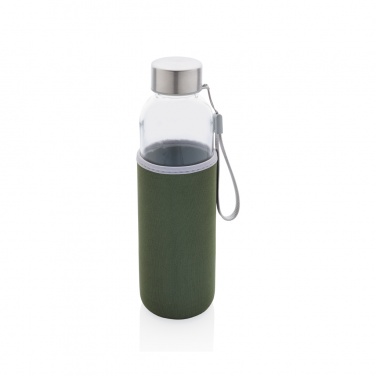 Logo trade business gift photo of: Glass bottle with neoprene sleeve