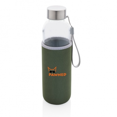 Logo trade advertising product photo of: Glass bottle with neoprene sleeve