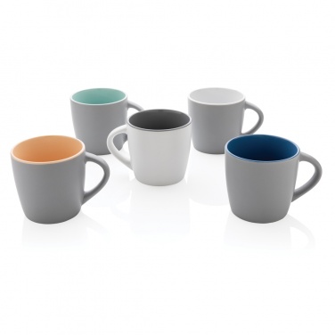 Logo trade corporate gift photo of: Ceramic mug with coloured inner 300ml