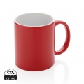 Ceramic classic mug 350ml, red